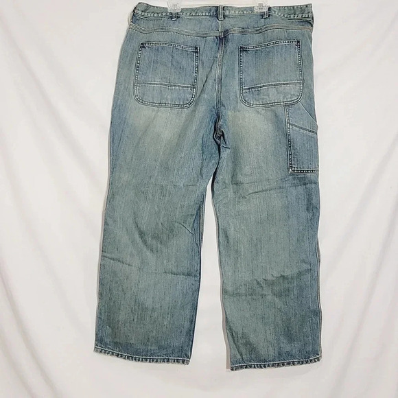 42X30‎ OLD NAVY PAINTERS Jean Vintage Men's Carpenter Jeans - Picture 2 of 8